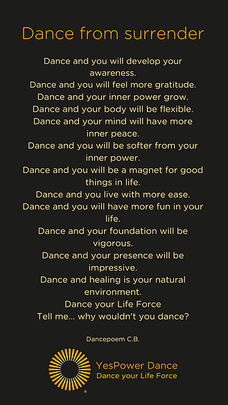 Dancepoem Dance from surrender